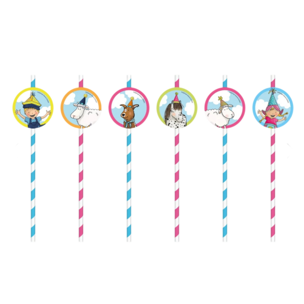 Papieren rietjes