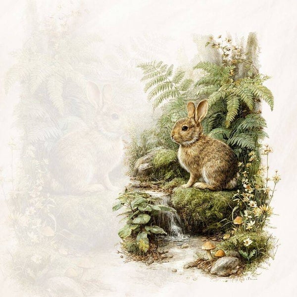 Blanco natuur konijn