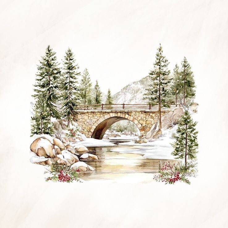 Brug over rivier