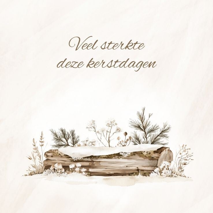 Boomstam - sterkte kerstdagen