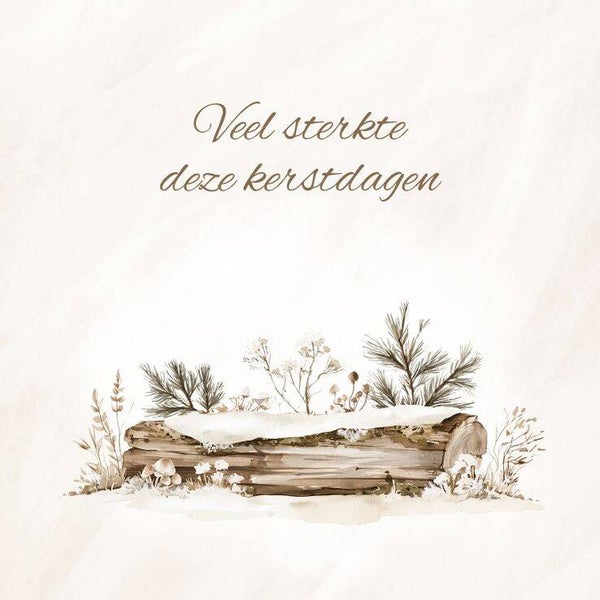 Boomstam - sterkte kerstdagen