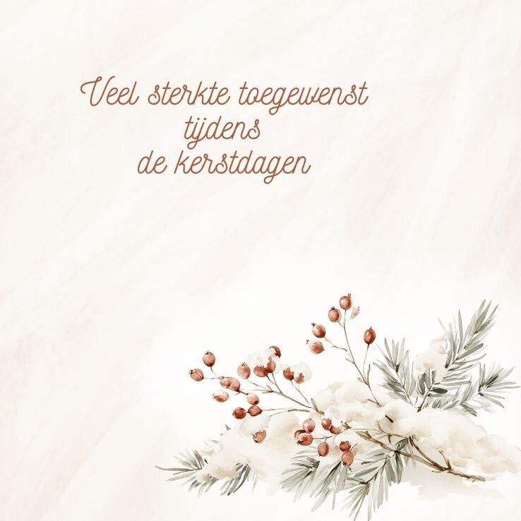 Wintertakje - sterkte kerstdagen