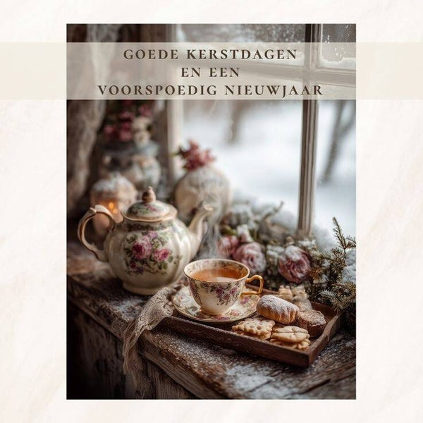 Thee servies - goede kerstdagen