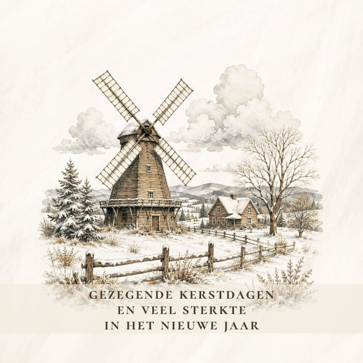 Molen - gezegende kerstdagen (sterkte)
