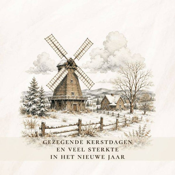 Molen - gezegende kerstdagen (sterkte)