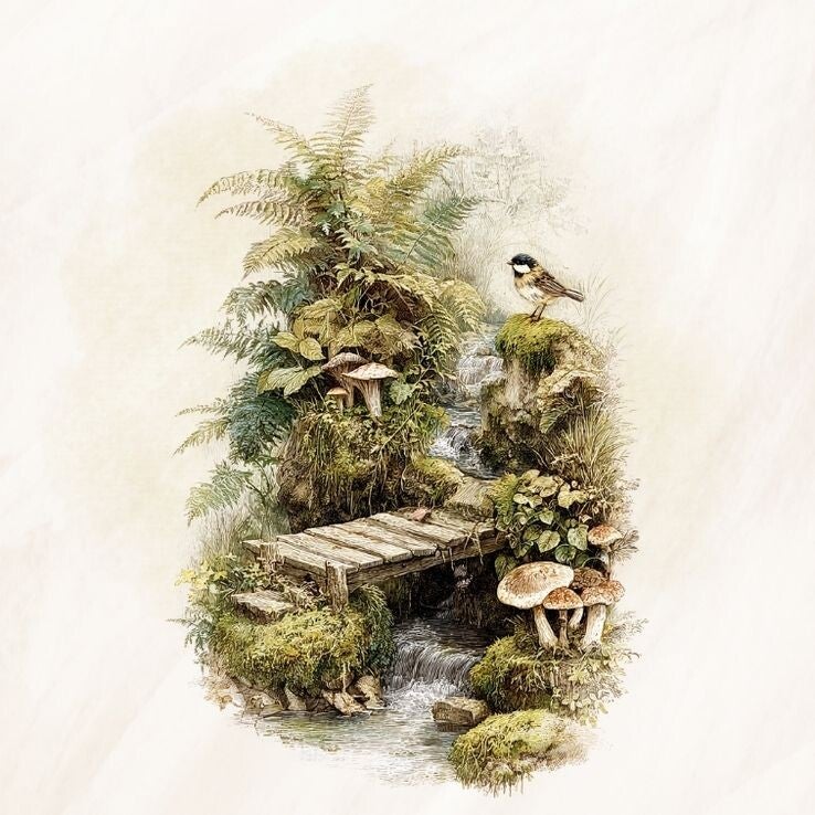 Blanco natuur bruggetje