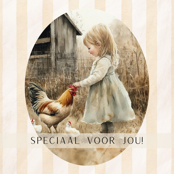 meisje-kippen speciaal voor jou