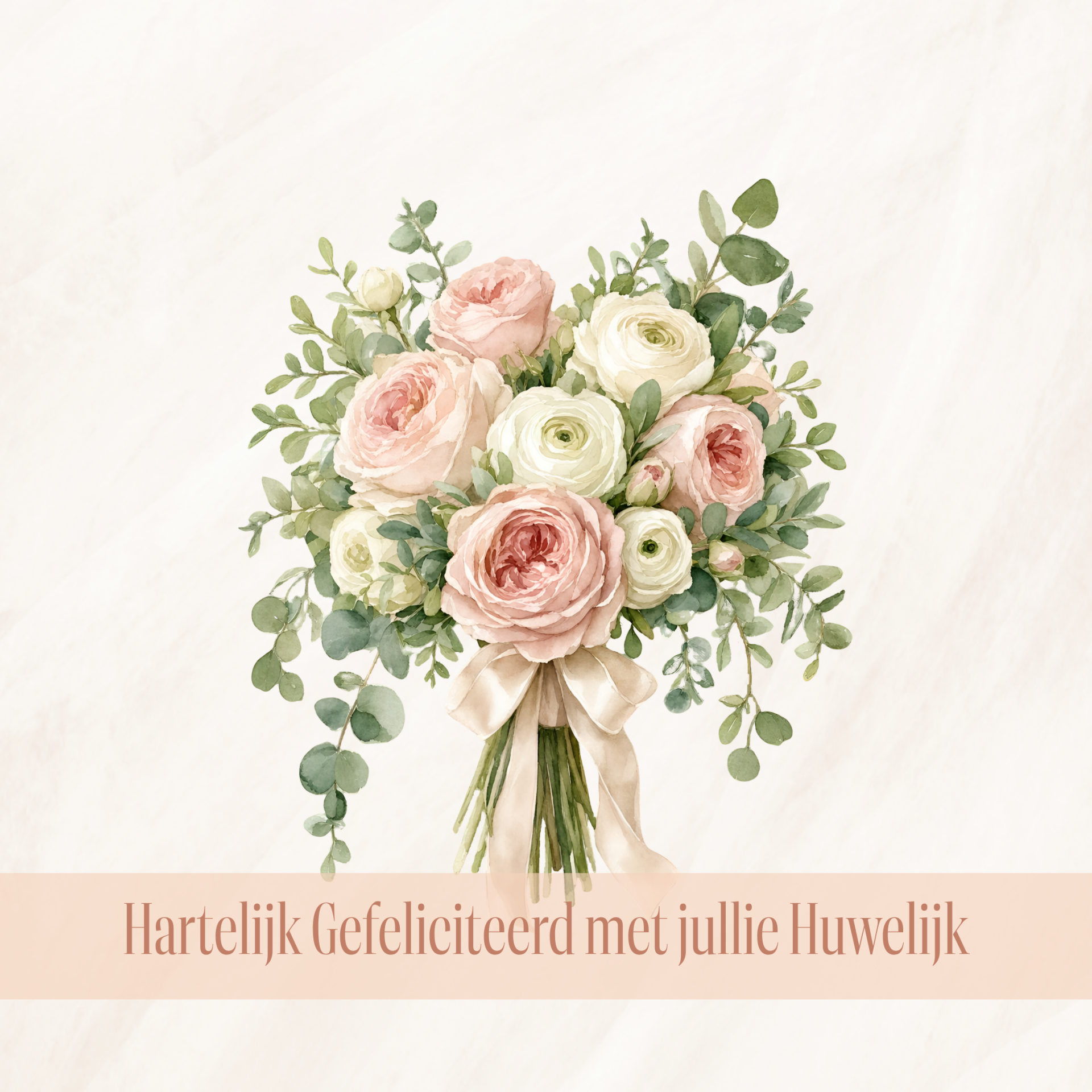 Blanco-huwelijk-boeket