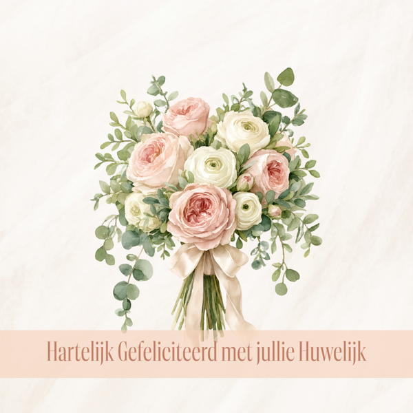 Blanco-huwelijk-boeket