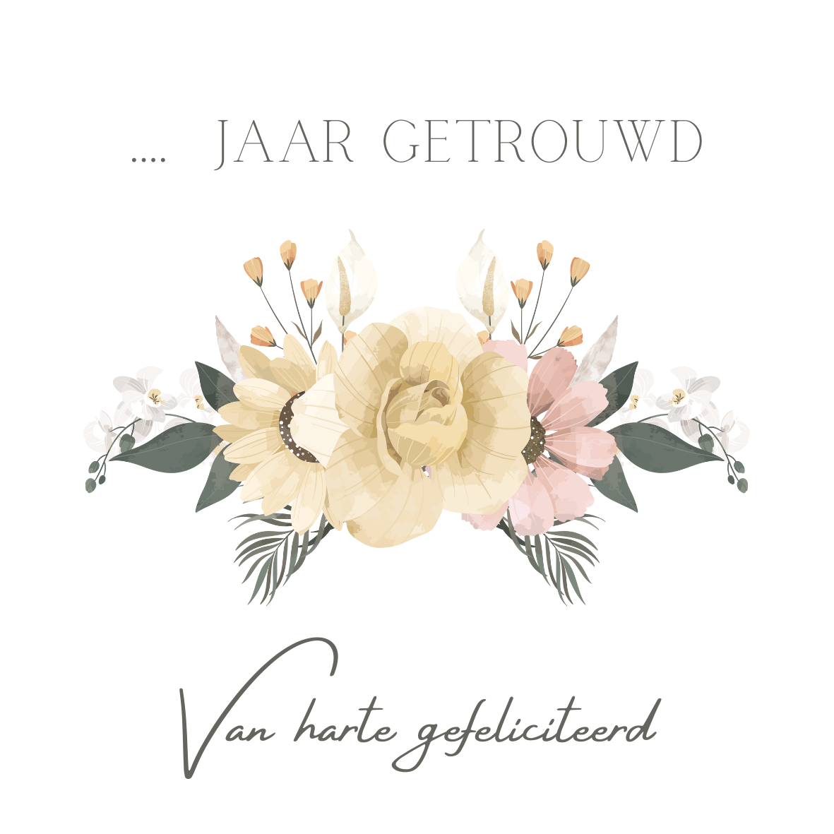 huw. jubileum bloem