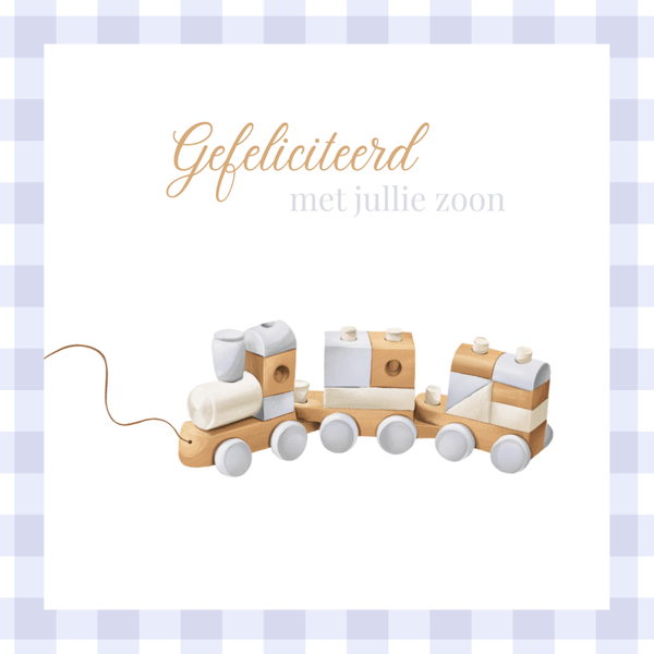 Geboorte zoon - randje trein