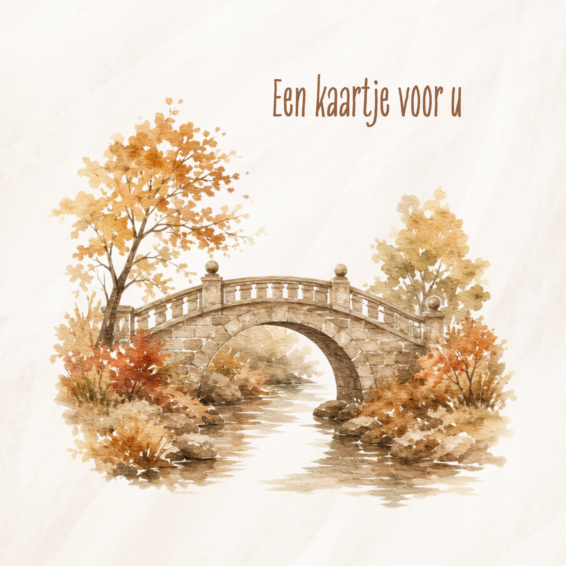 Een kaartje voor u