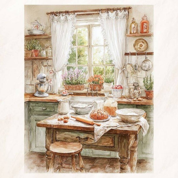 Blanco nostalgische keuken 2