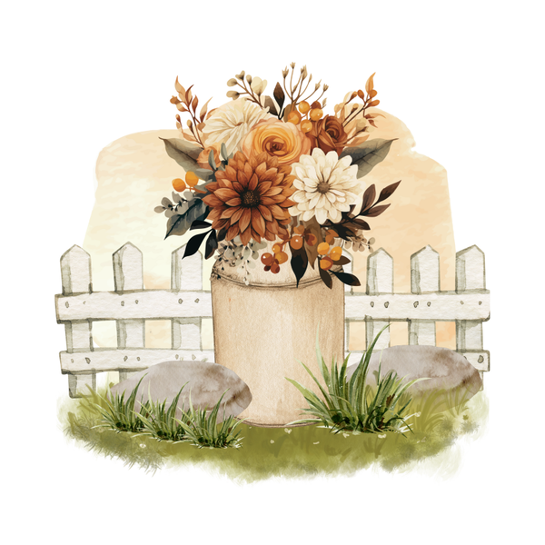 Bloemen-hek