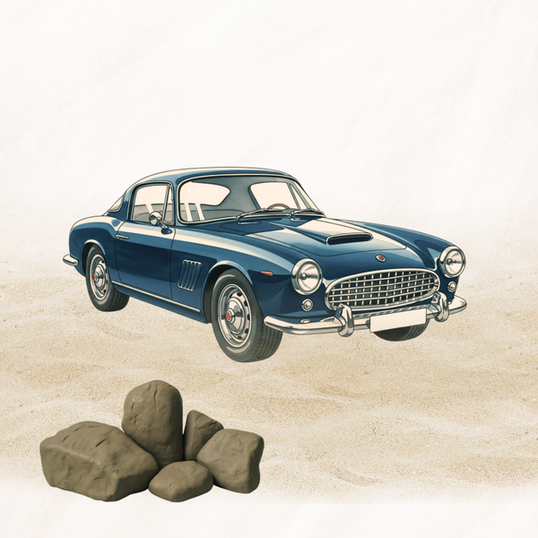 auto blauw
