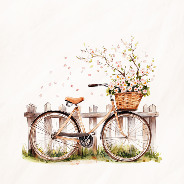 Fiets-bloemen