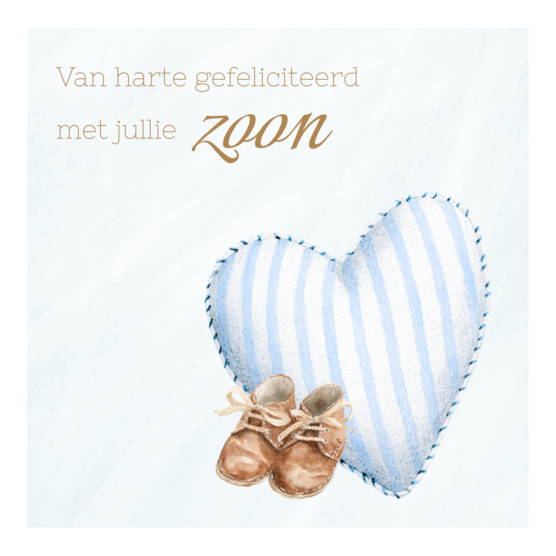 Geboorte zoon-hartje
