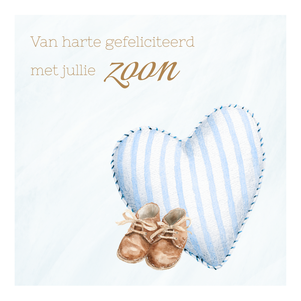 Geboorte zoon-hartje