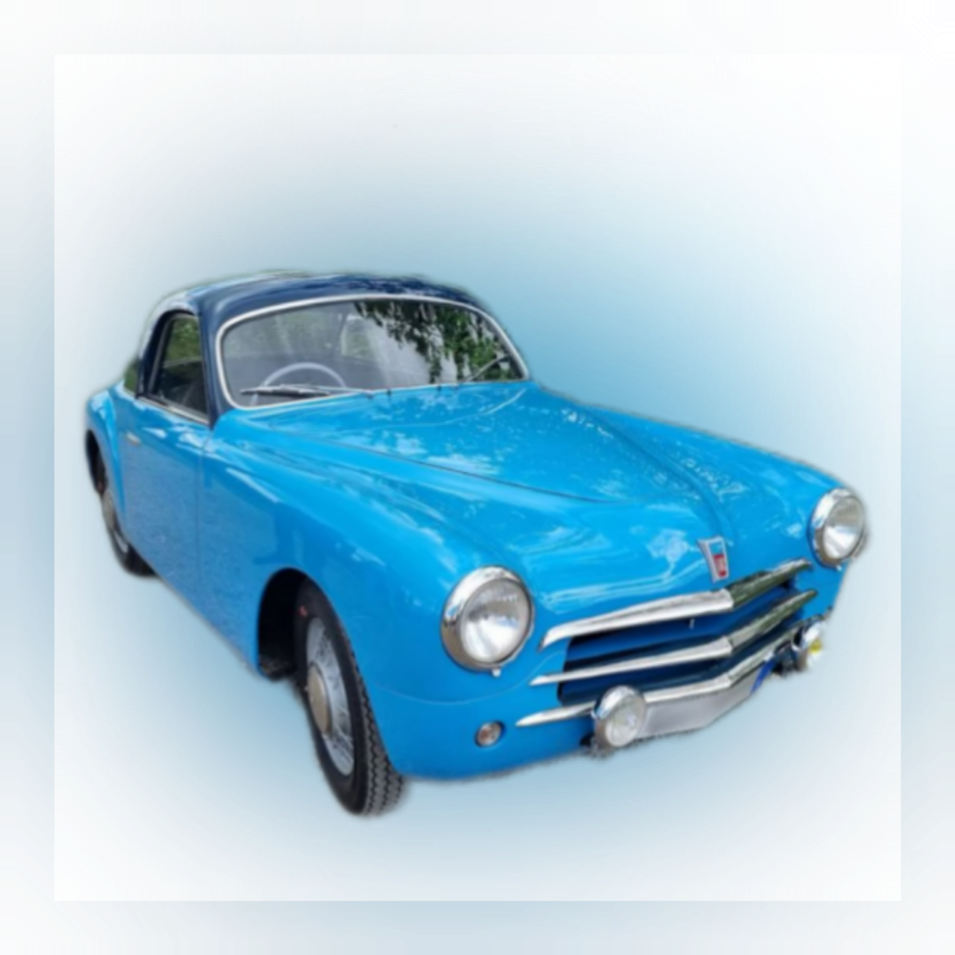 Blanco-Auto-blauw