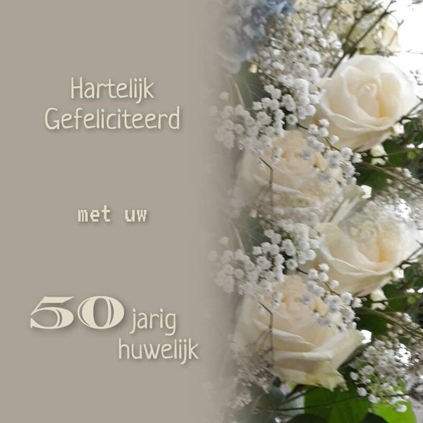 Witte rozen 50