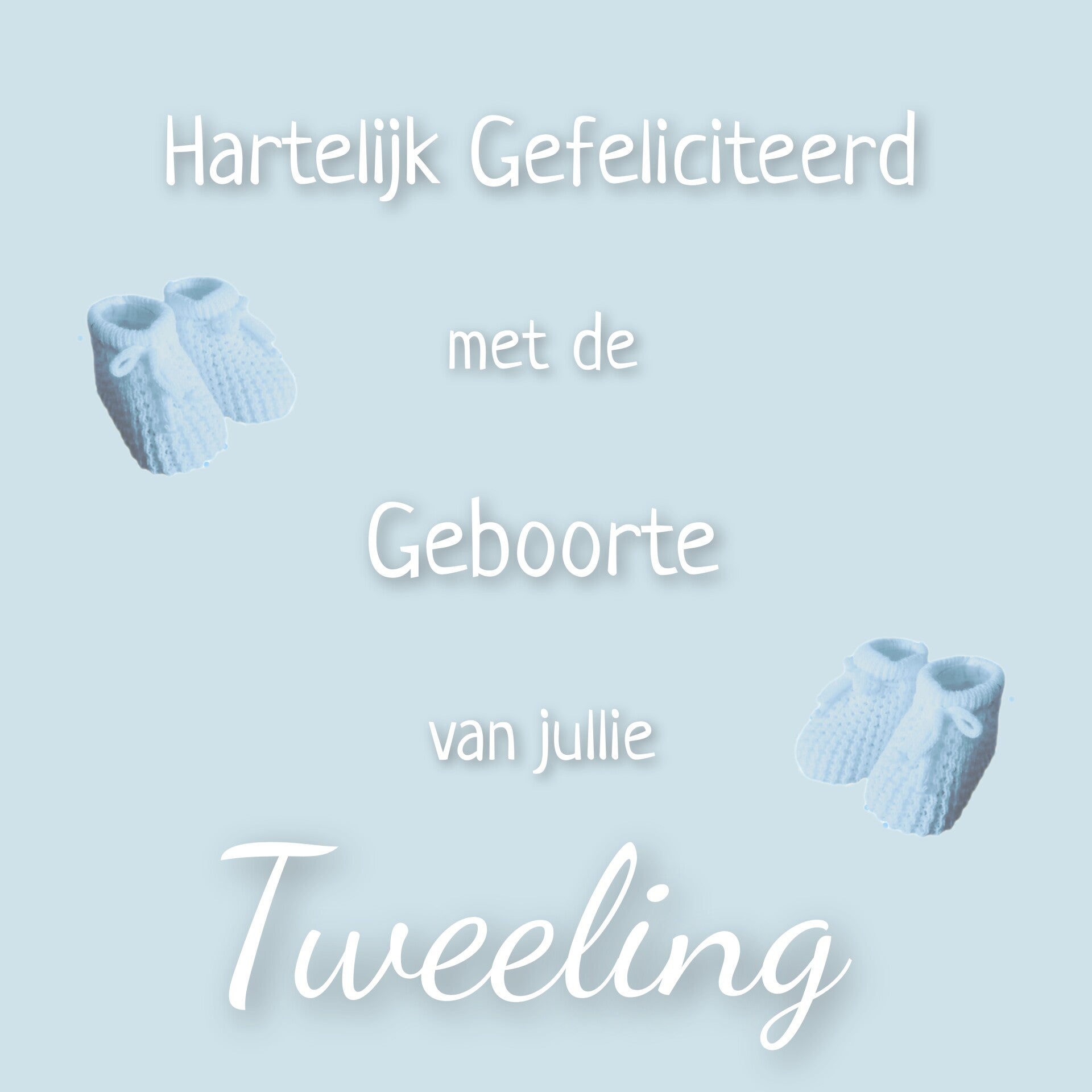 Slofjes blauw