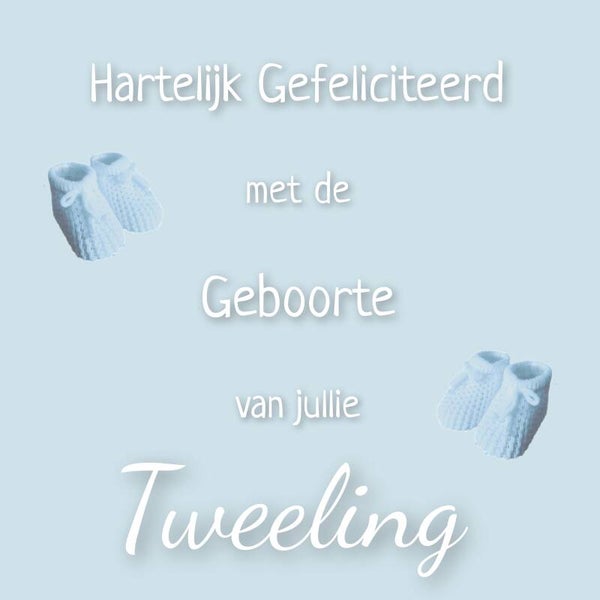 Slofjes blauw