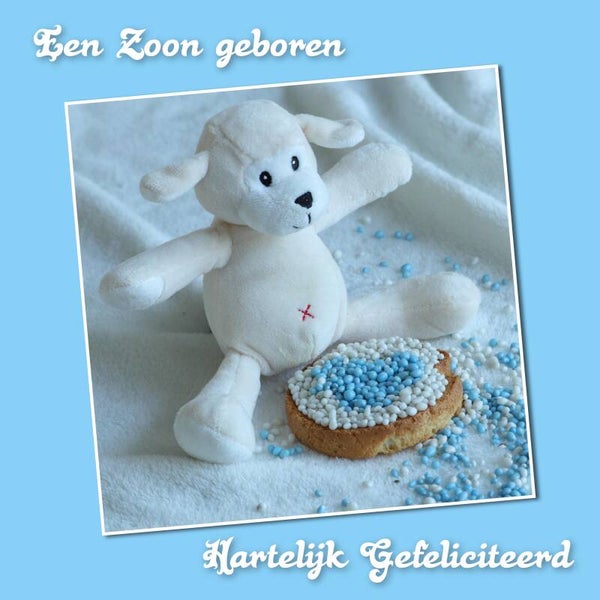 Knuffel blauwe muisjes