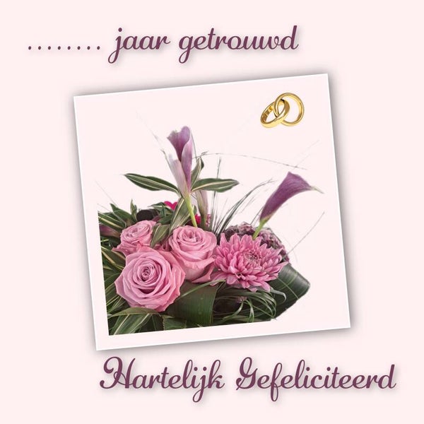 Roze boeket