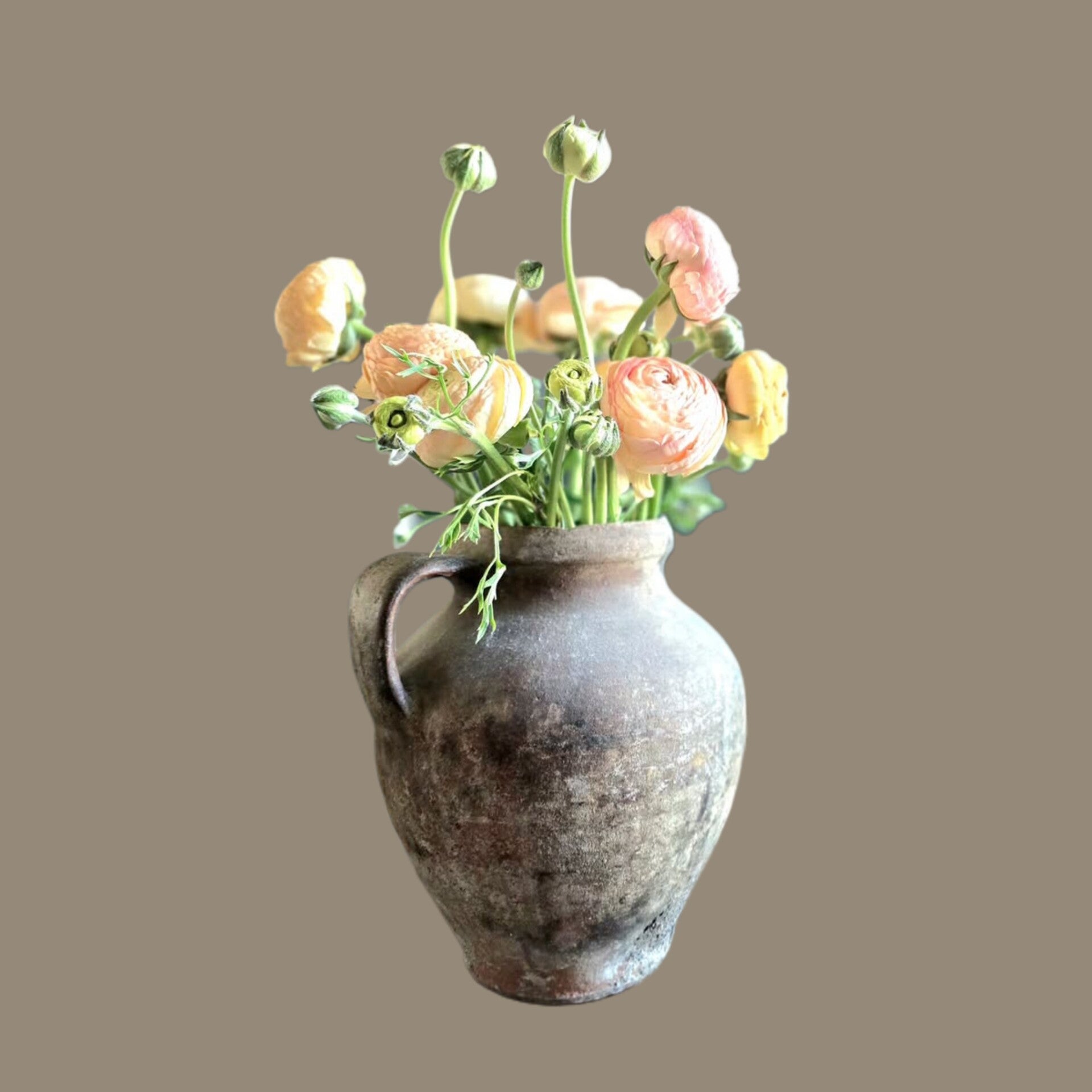 Blanco-vaas bloemen