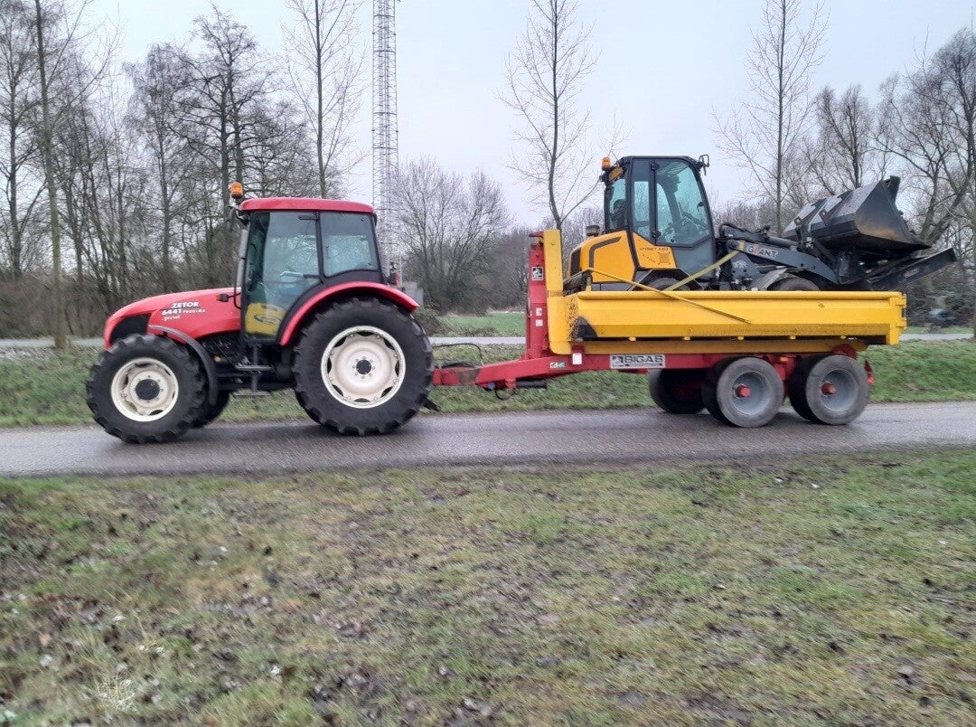 Blanco-tractor