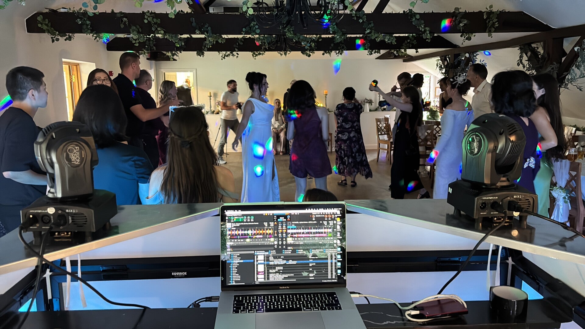 Wedding reception DJ 