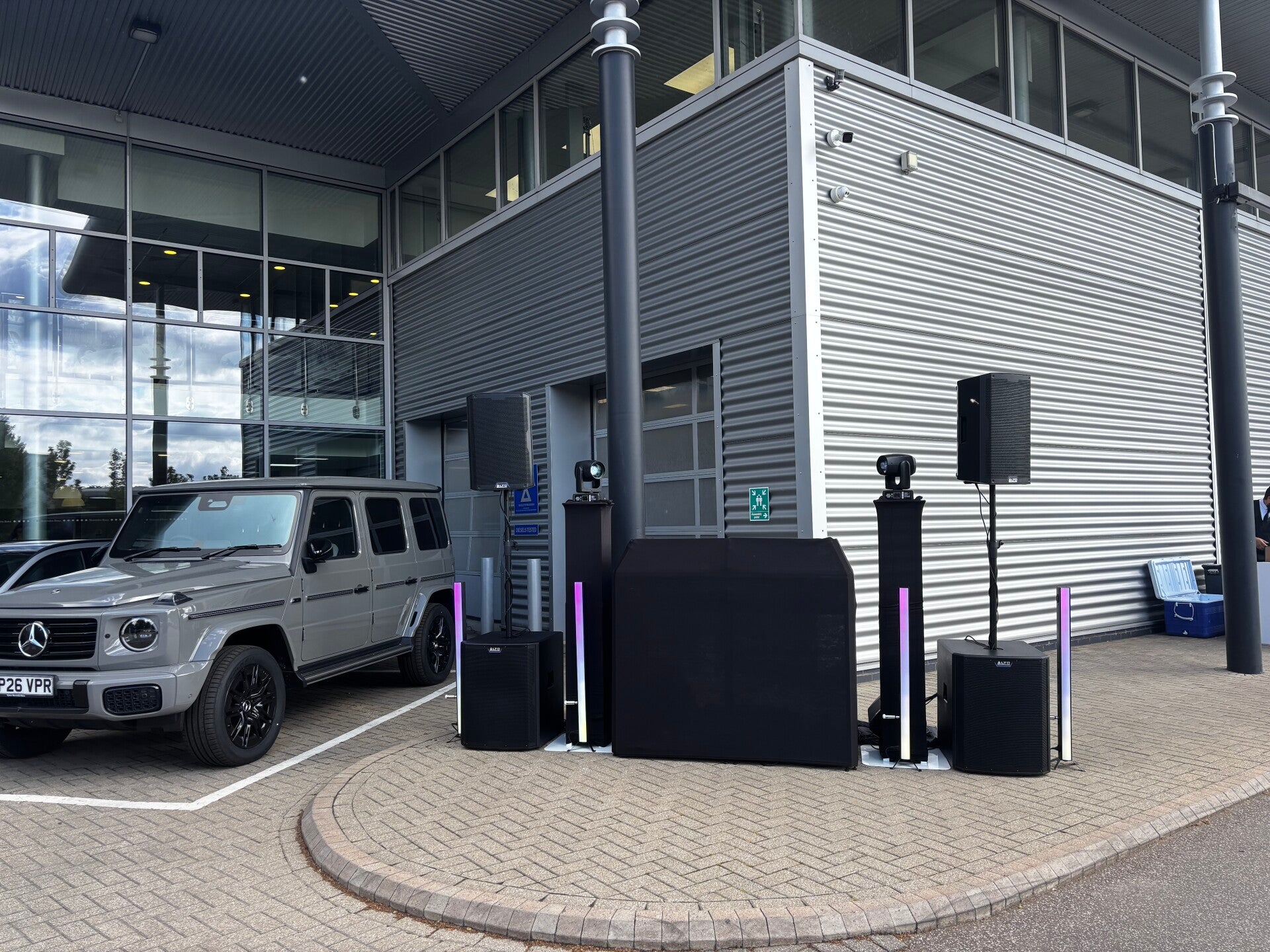 corporate booking at Mercedes Summer Event