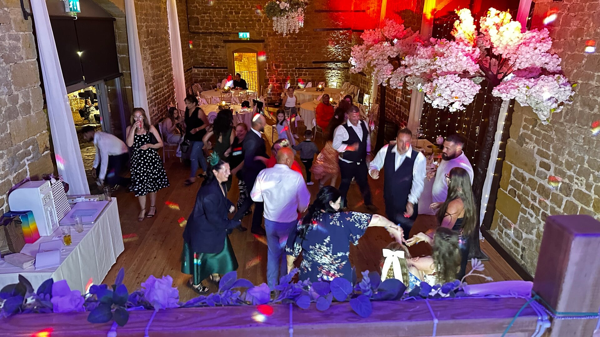 evening wedding reception party