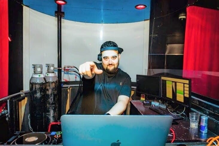 MHX DJ Stefano Santaniello performing at an event