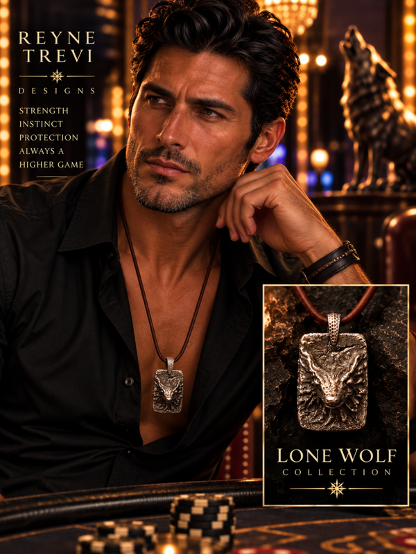 Sedona Inspired Lone Wolf Pendant — Strength & Instinct  Handcrafted Artisan Statement Jewelry | Reyne Trevi Designs