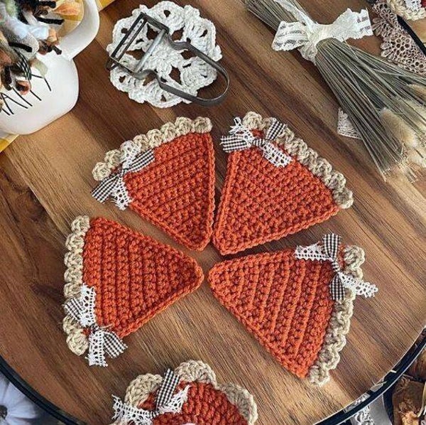 Crochet Pumpkin Pie Coaster Class 🍁 (Kendall, FL)