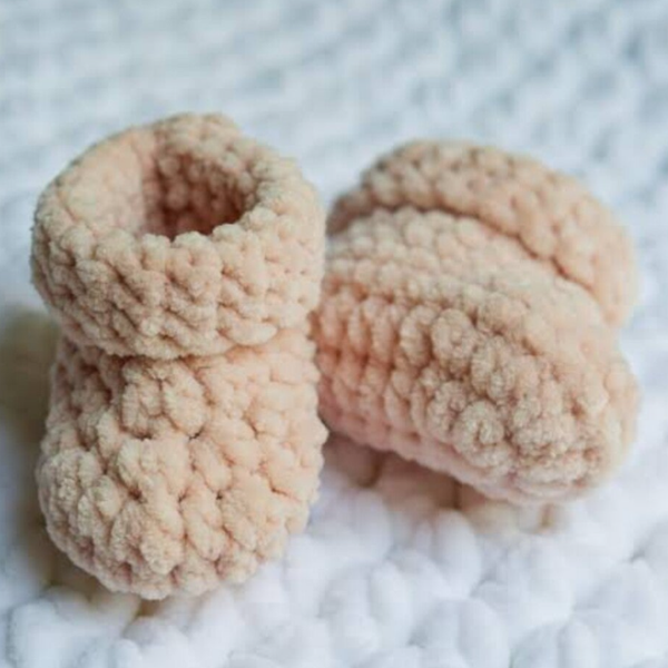 Soft Baby Booties (6-12 months) Crochet Class