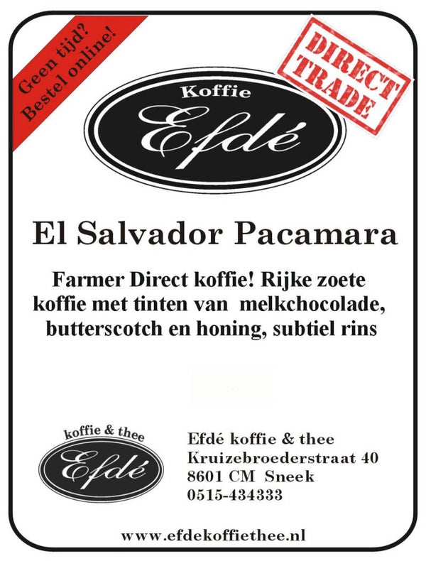 El Salvador Pacamara Direct Trade