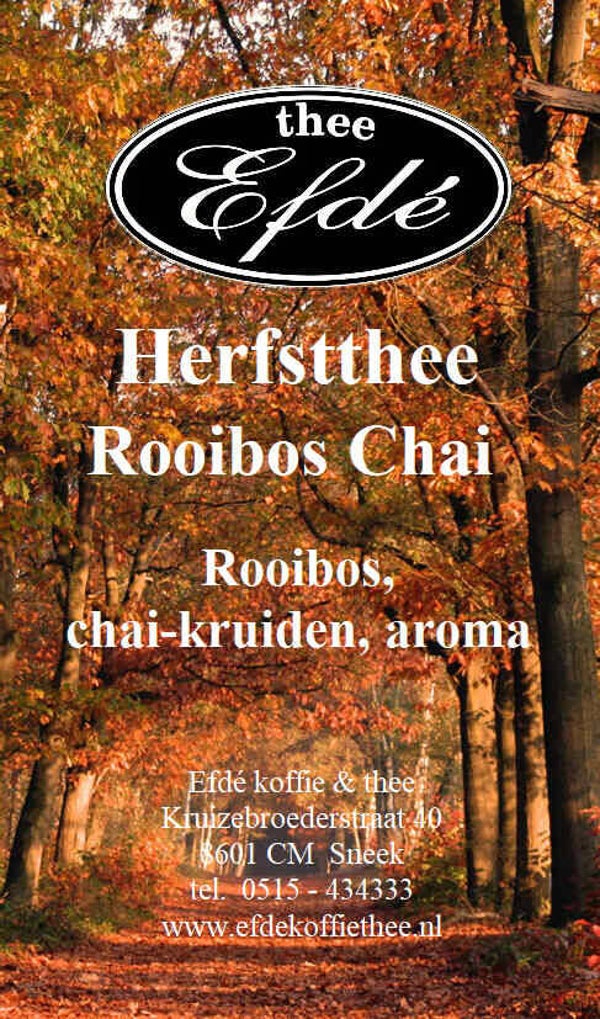 Herfstthee Rooibos Chai