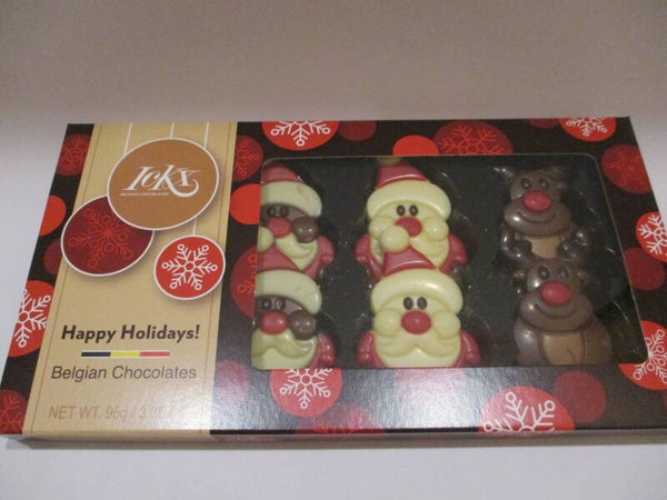 Ickx kerstchocolade rendieren/kerstman