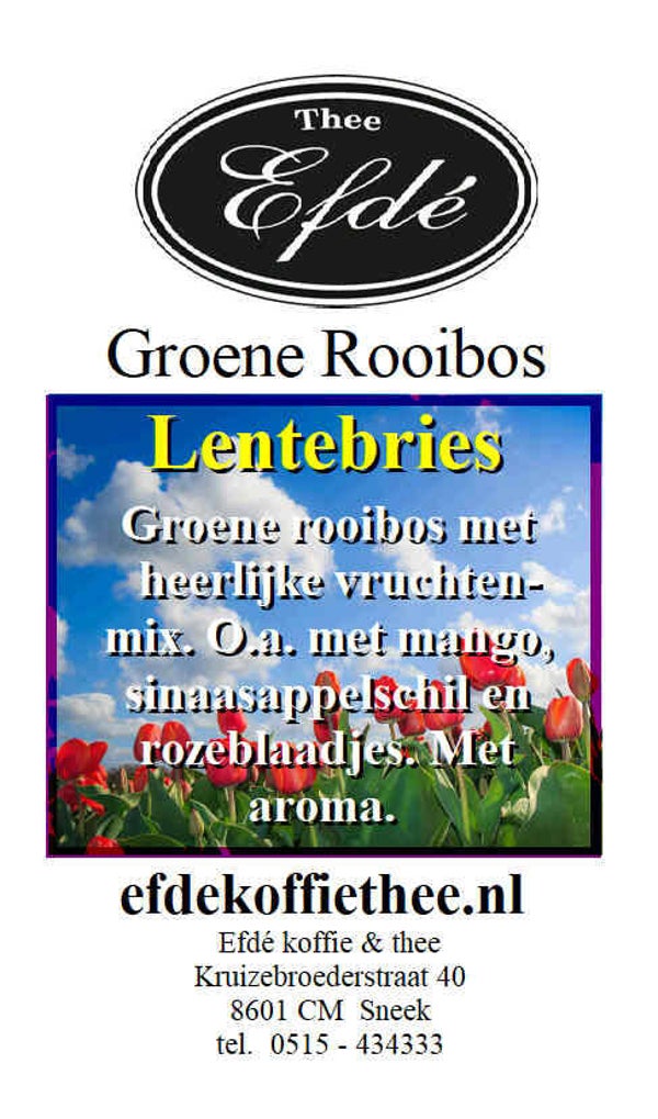 Groene rooibos Lentebries