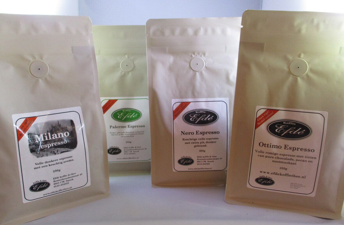 Efdé koffie proefpakket espresso 2
