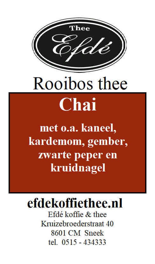Rooibos Chai NIEUW