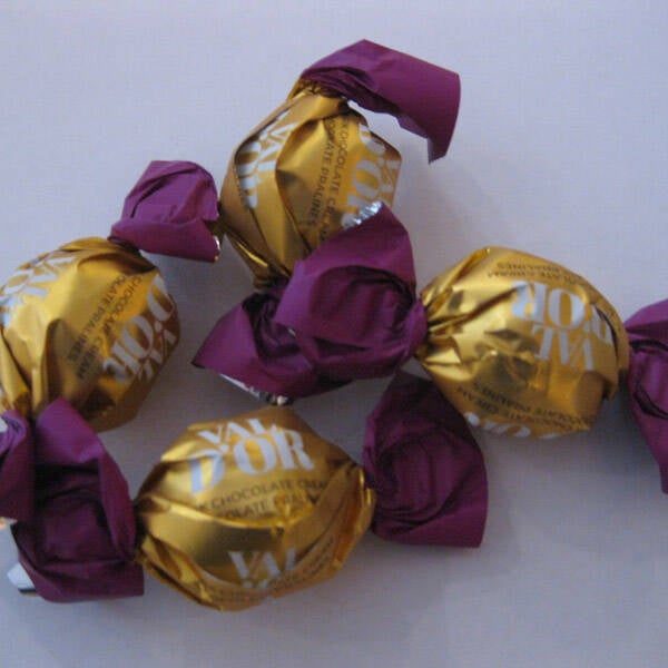 Val d'Or pure chocolade hazelnoot praliné