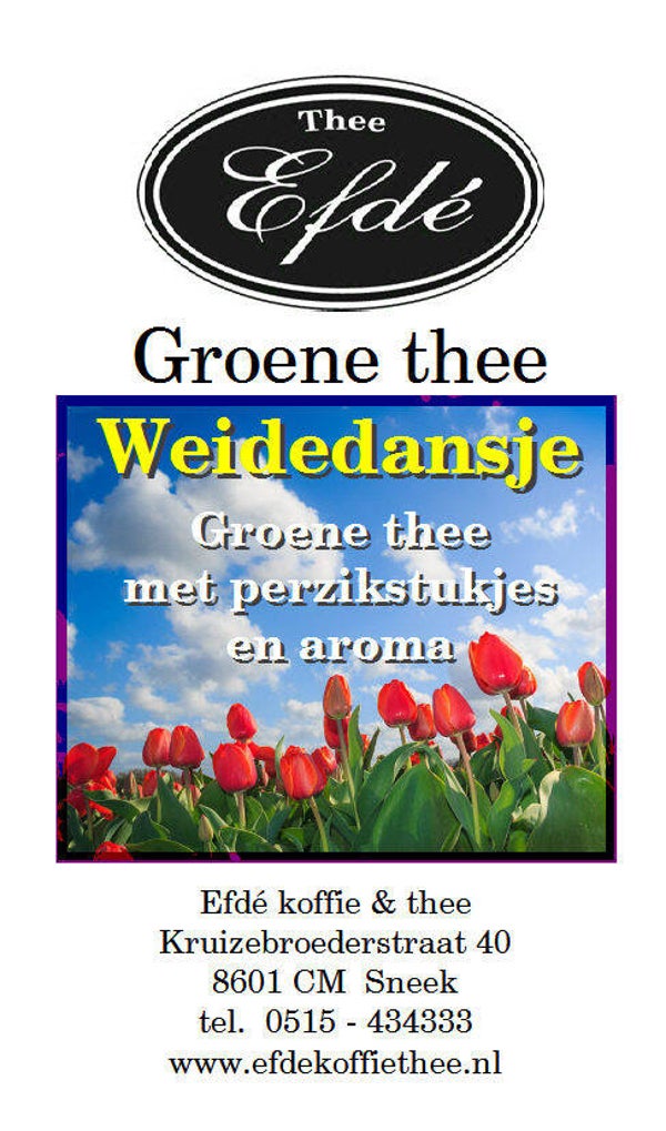 Groene lentethee Weidedansje