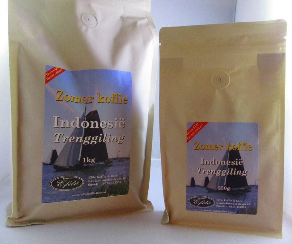 Zomerkoffie Indonesië Trenggiling UITLOPEND