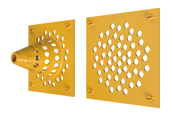 Conische Trechterval + Bijvangst rooster - Onderdeel voor Aziatische Hoornaar Box