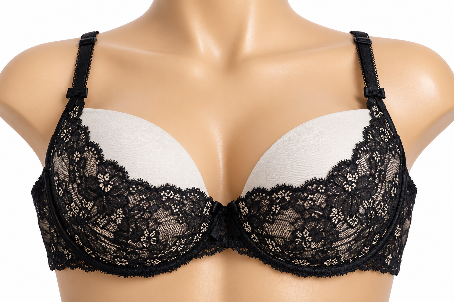 Soutien-gorge NOIR et ECRU