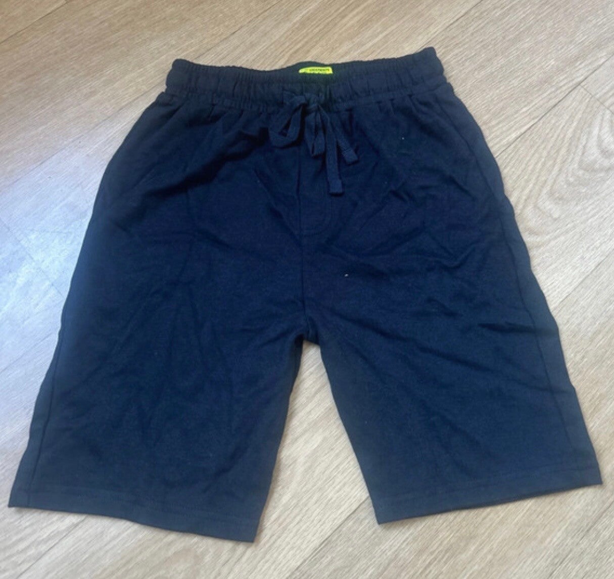 Short en coton NOIR