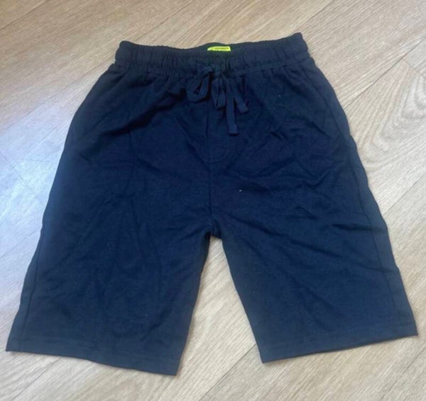 Short en coton NOIR